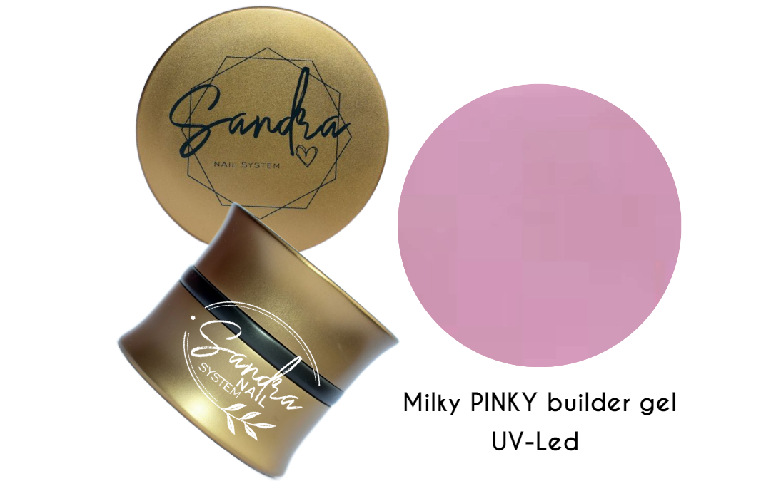 Milky Pinky builder UV-LED gel Sandra Nails