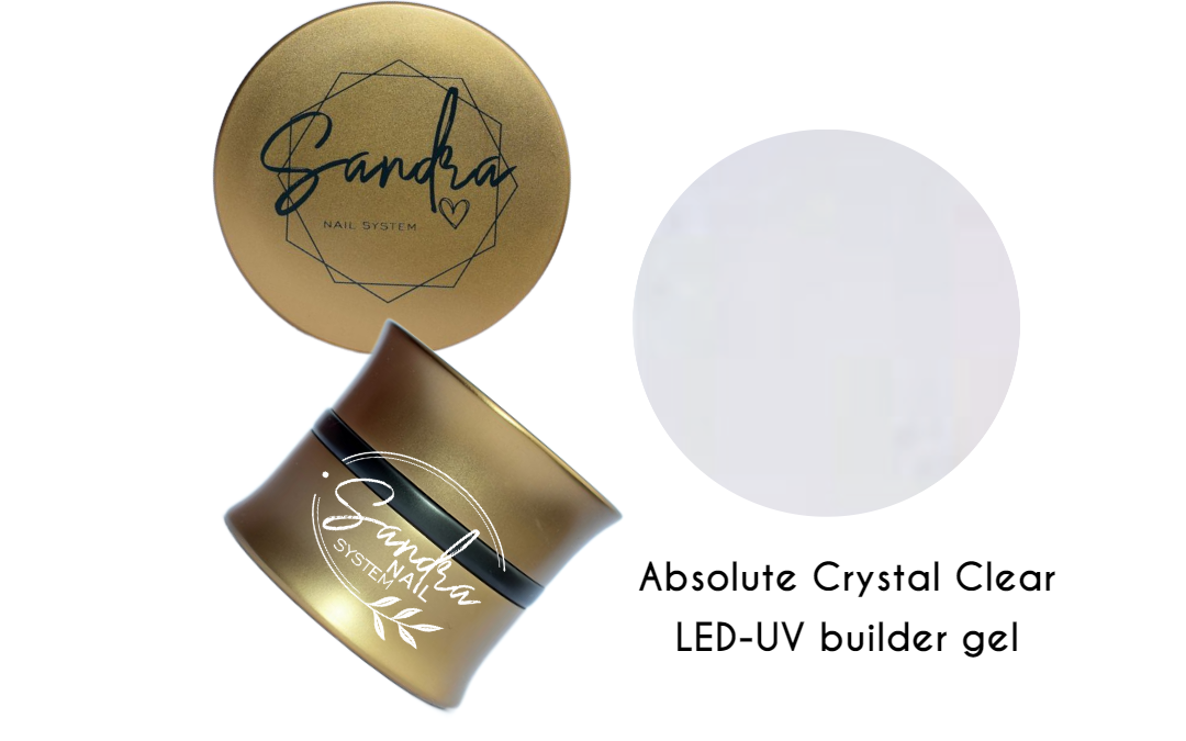 Absolute Crystal Clear LED/UV builder gel Sandra Nails