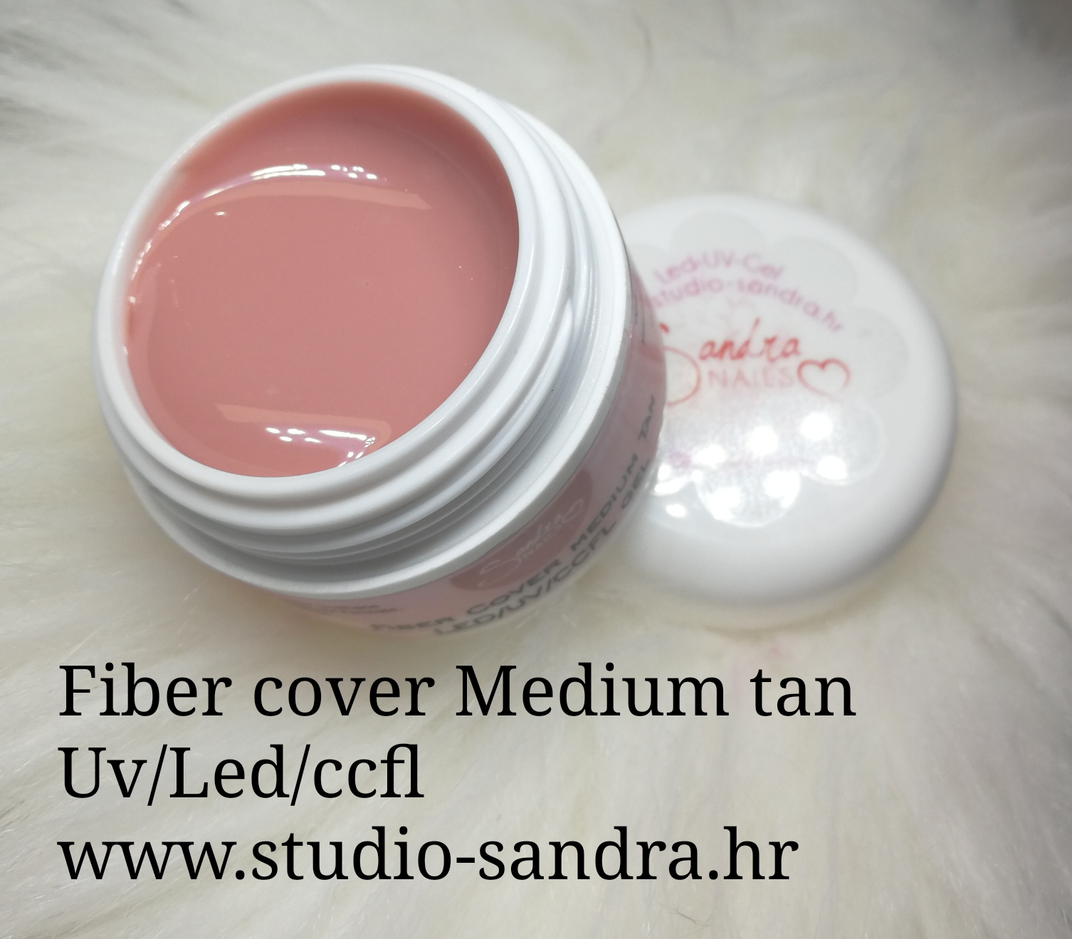 Fiber Cover Medium Tan LED UV CCFL Gel Studio Sandra