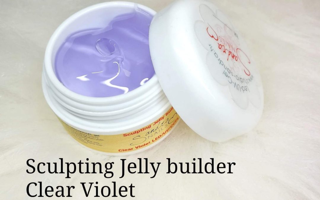 Clear Violet Sculpting Jelly builder LED/UV/CCFL gel Sandra Nails (Kopiraj)