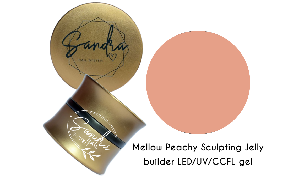 Mellow Peachy Sculpting Jelly builder LED/UV/CCFL gel Sandra Nails