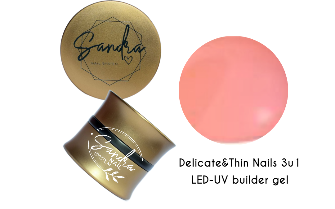 Delicate&Thin Nails 3u1 builder LED/UV gel Sandra Nail