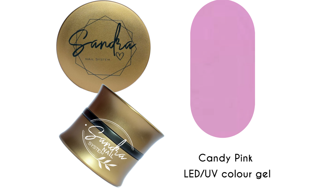 Candy Pink LED/UV colour gel Sandra Nails