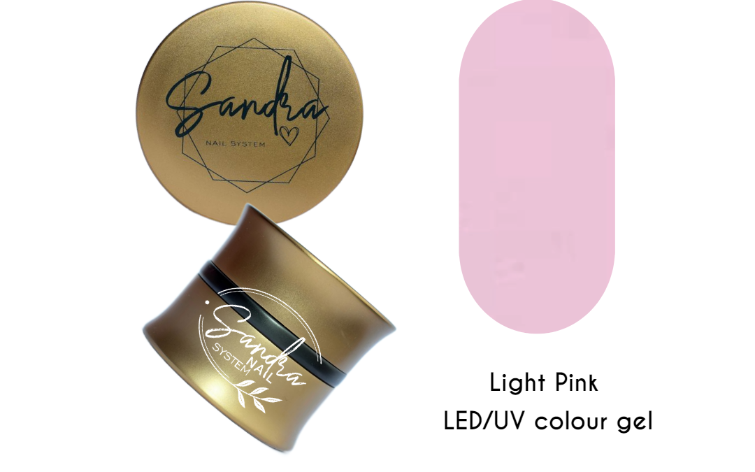 Light Pink LED/UV colour gel Sandra Nails